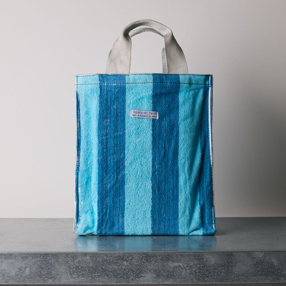 Sac éponge - Rayures Bleu
