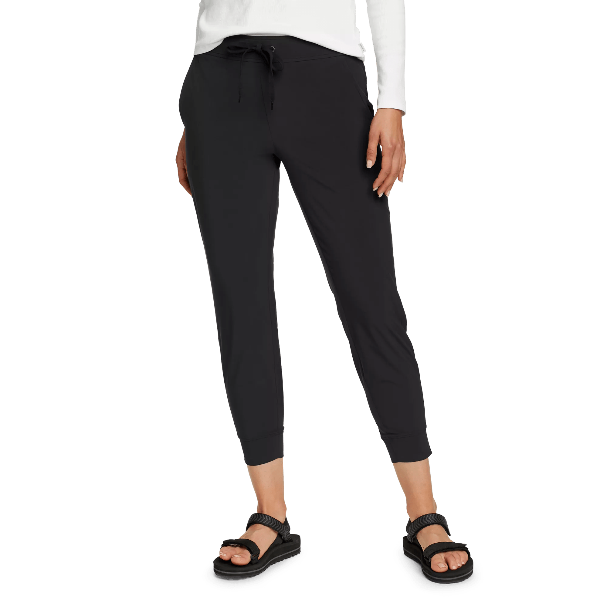 Women's Departure Stretch Mid-Rise Joggers - Eddie Bauer Outlet