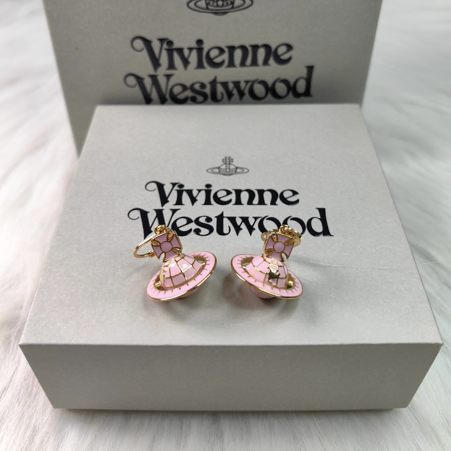 Vivienne Westwood Galileo's Globe Saturn Earrings - Original Replica Club