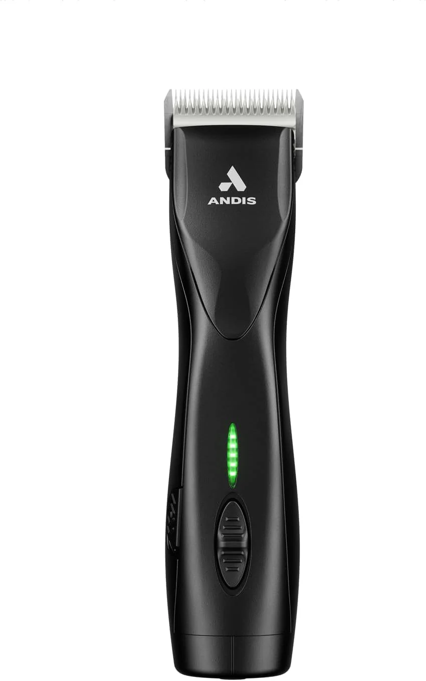 79170 Pulse Zr II 5-Speed Detachable Blade Clipper, Cordless Animal/Dog Grooming, Removable Lithium Ion Battery, LED Charge Light, Black