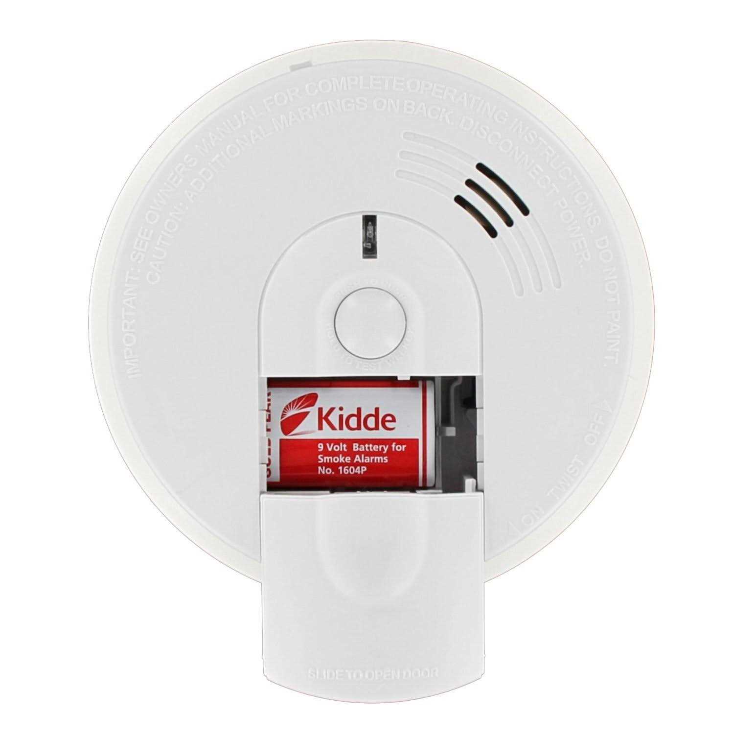 Kidde Firex Hardwired Ionization Smoke Alarm, White, 5.6-Inch Dia x 1.8-Inch - i4618 - Image 4 Kidde Firex Hardwired Ionization Smoke Alarm, White, 5.6-Inch Dia x 1.8-Inch - i4618 - Image 4