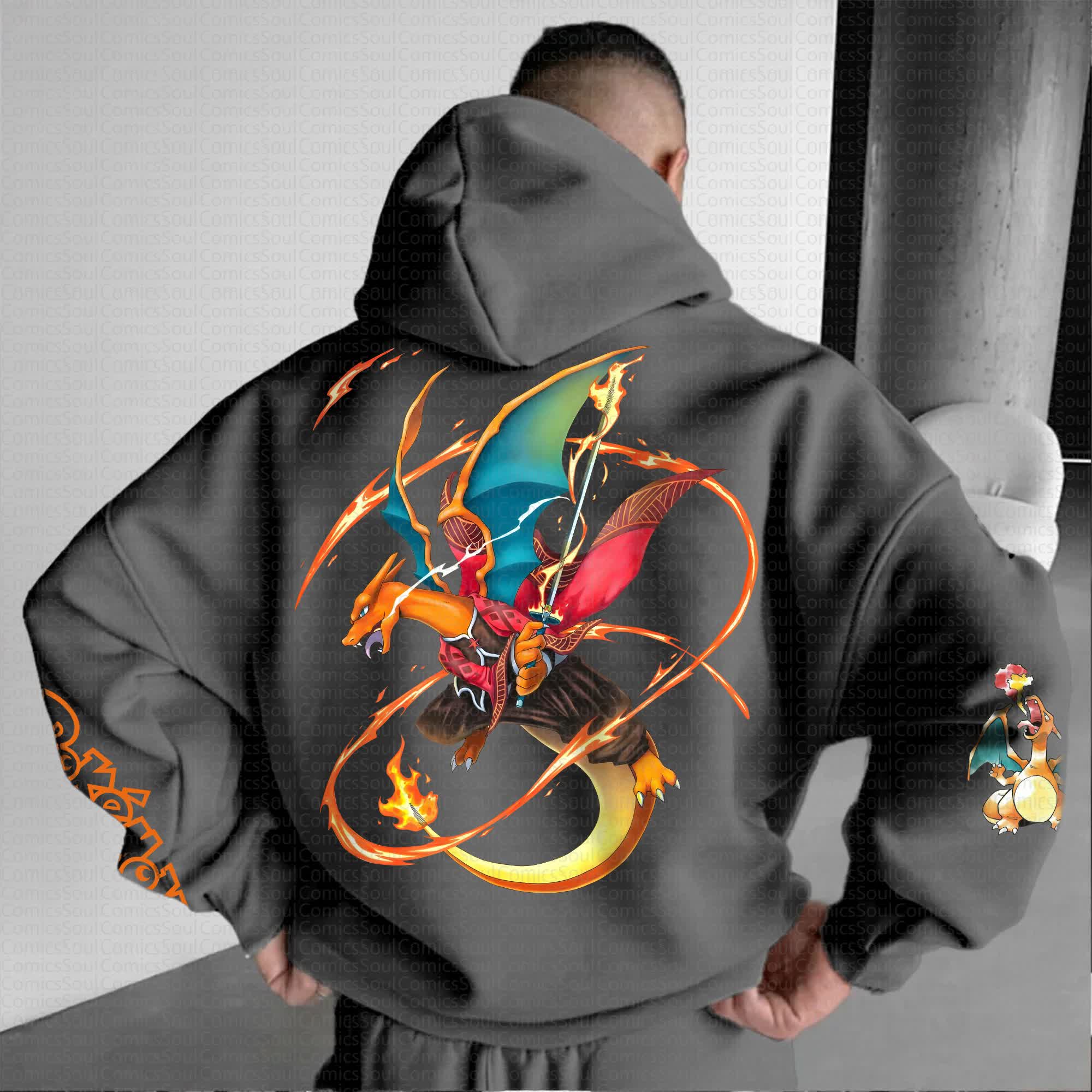 Unisex “Comicssoul” Anime Graphic Streetwear Vintage Hoodie