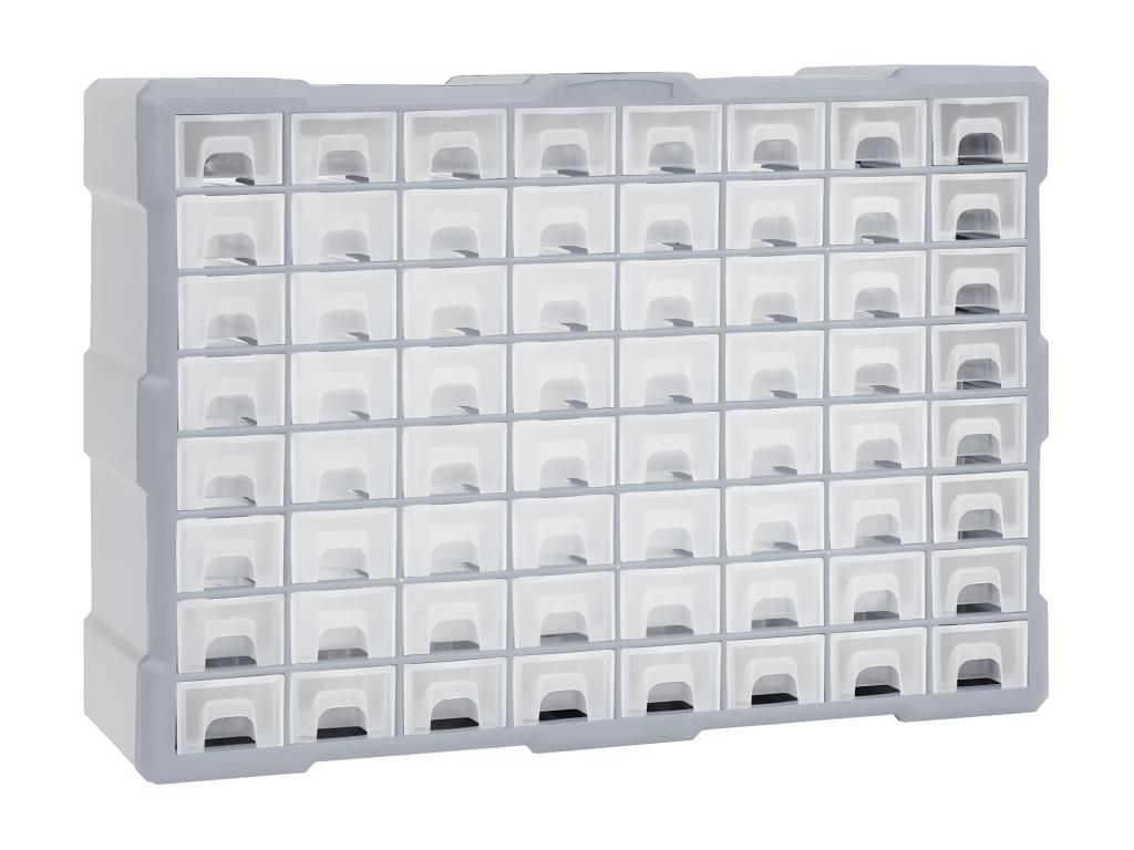 Maison Exclusive Organizador multicajones con 64 cajones 52x16x37,5 cm