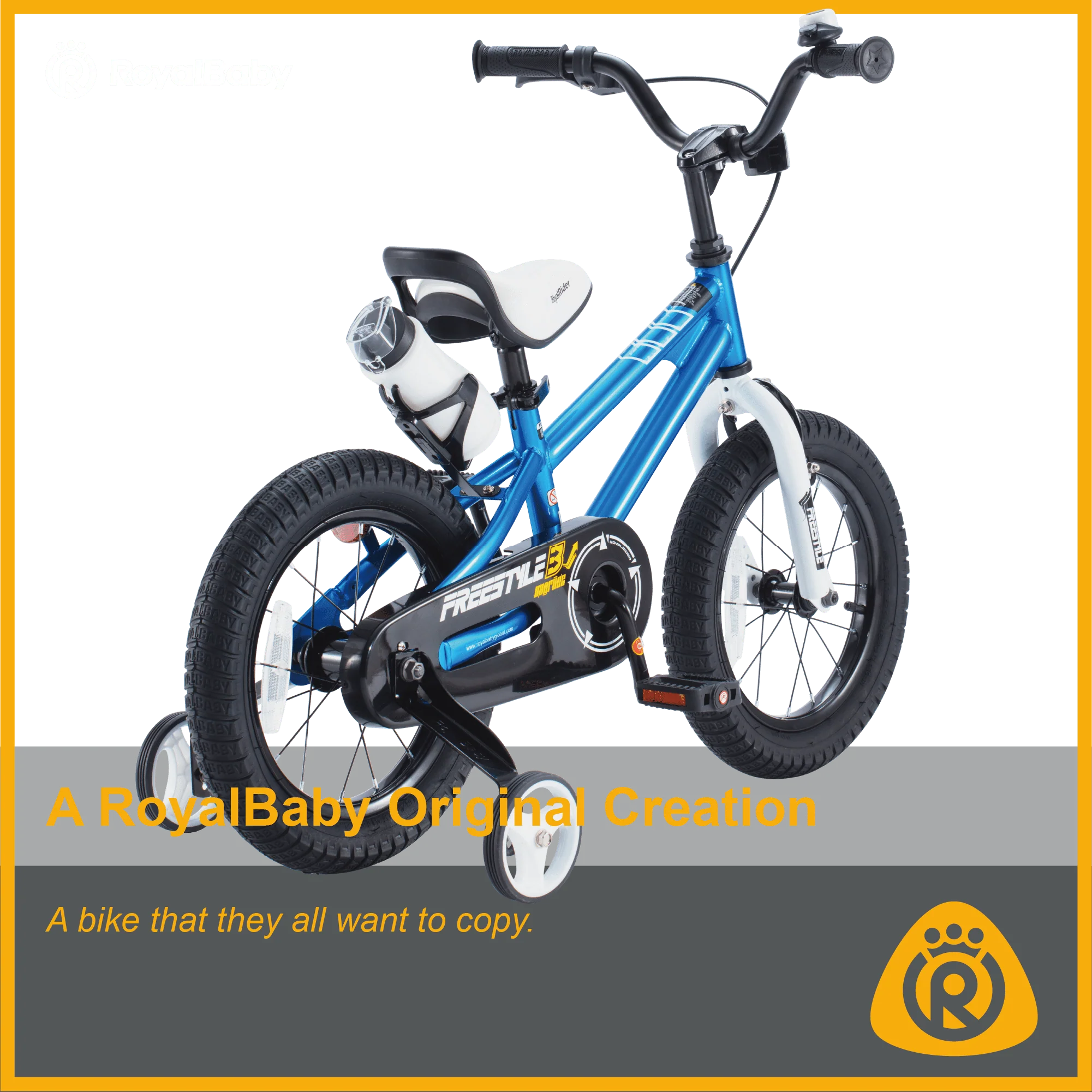 Royalbaby Freestyle Kids Bike 12 14 16 18 20 Inch Bicycle for Boys Girls Ages 3-12 Years, Multiple Color Options - Image 7
