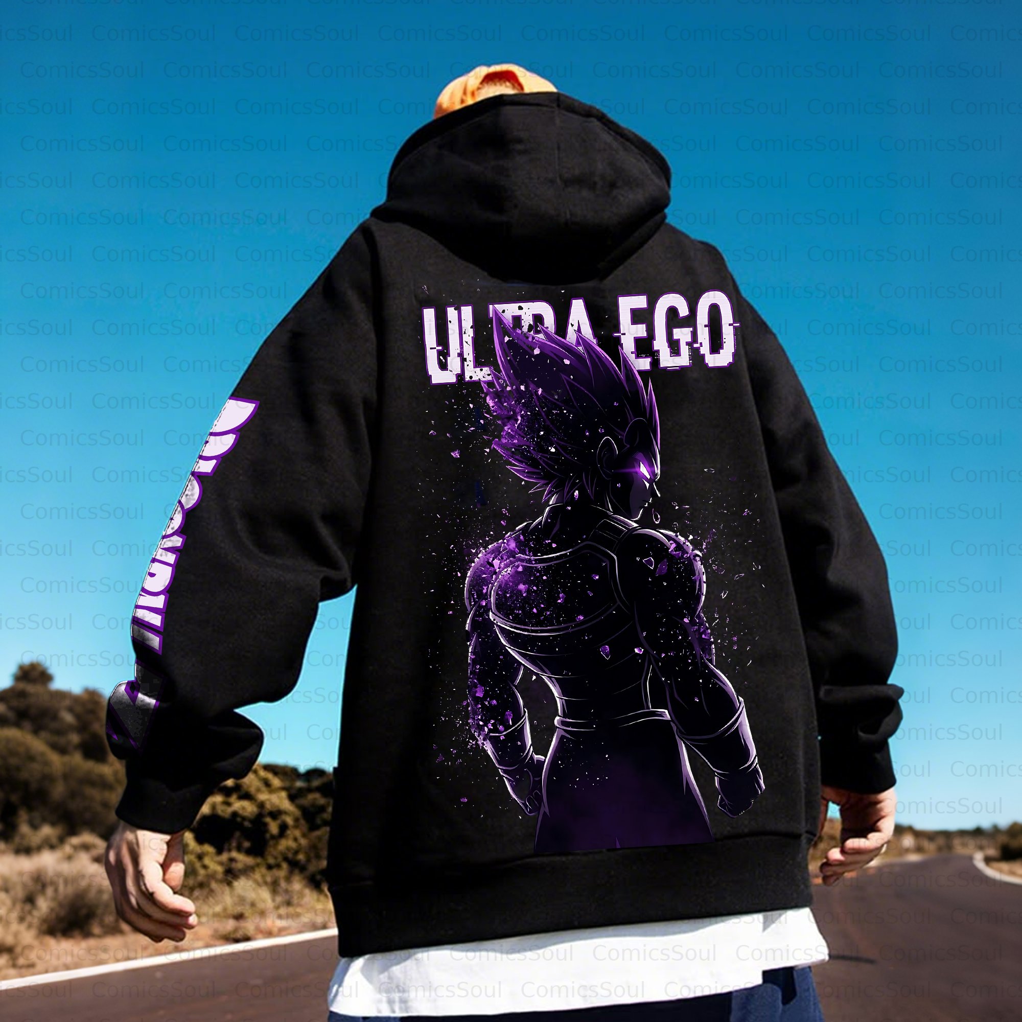 Unisex Anime Inspired Vintage Plush Hoodie