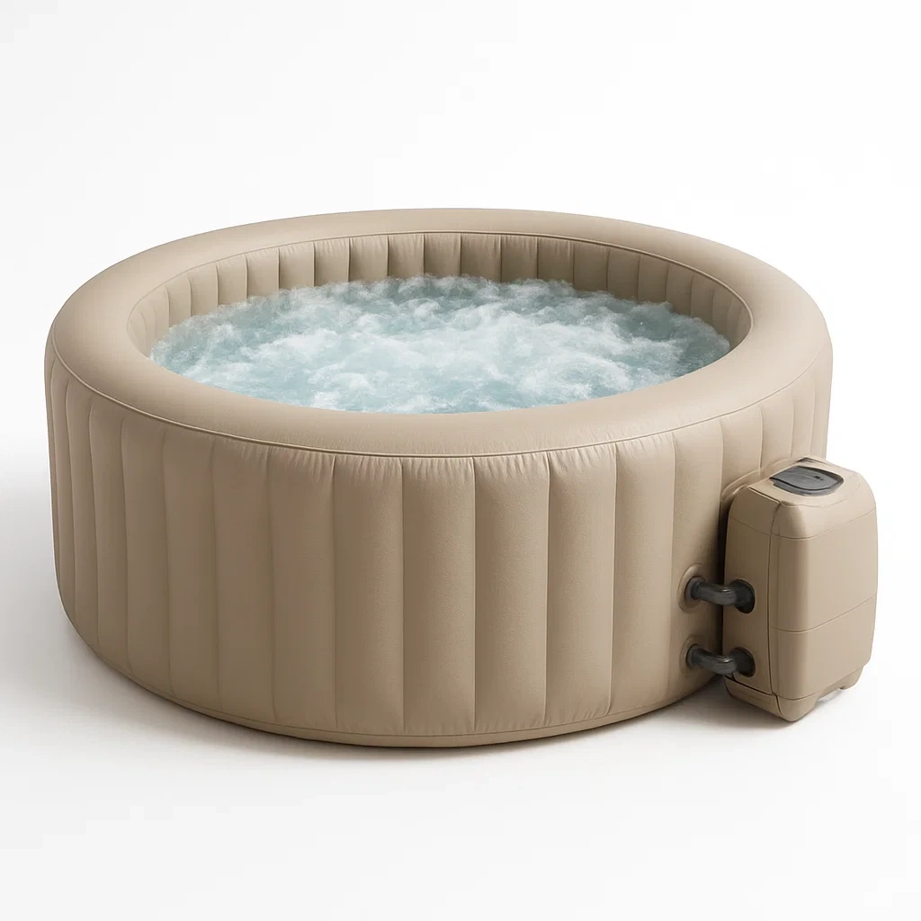 Spas hinchables 178x178x70 cm, 4 plazas, color beige ZrtQsrl308PO