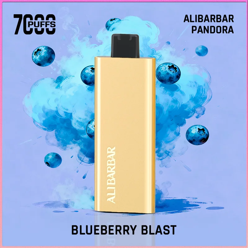 Blueberry Blast & Alibarbar Pandora 7000 Puffs Disposable Vape