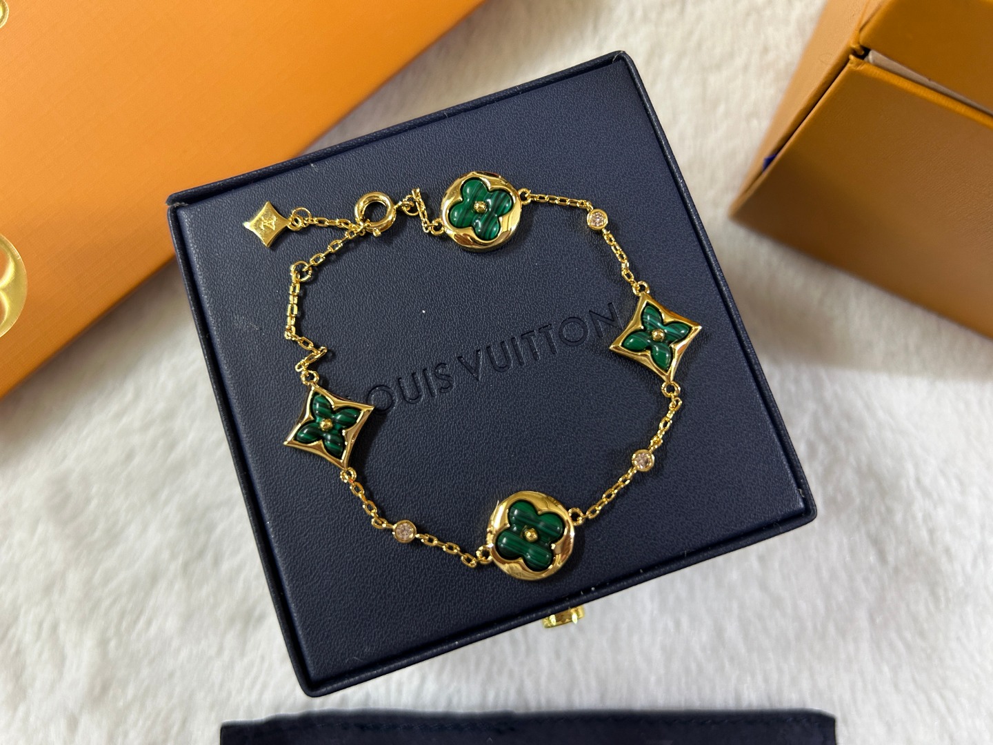 Louis Vuitton Malachite Color Blossom BB Star Sun Bracelet - Original Replica Club