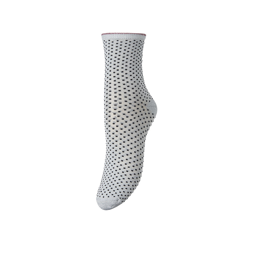 Becksöndergaard - Chaussettes Dina Dots - Gris
