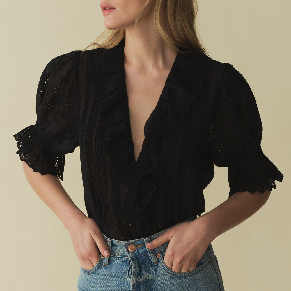 Dôen - Blouse Henri - Noir