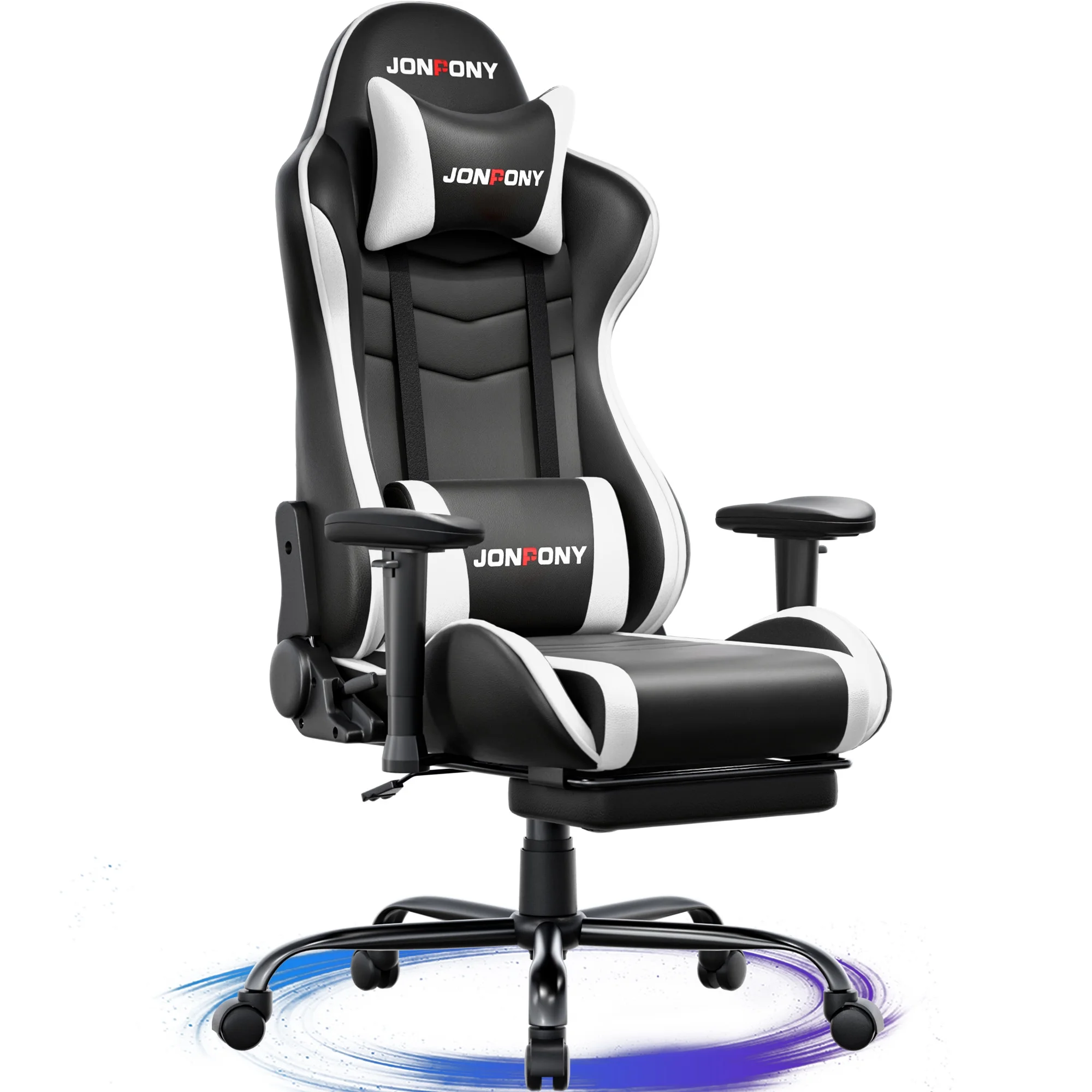 JONPONY Big and Tall 500LBS Gaming Chair, Ergonomic Design, Gamer Chair PU Leather with Footrest and Lumbar Support, High Back Office Chair Support 8 Hours Long Sitting, Computer Chair,Red - Image 58