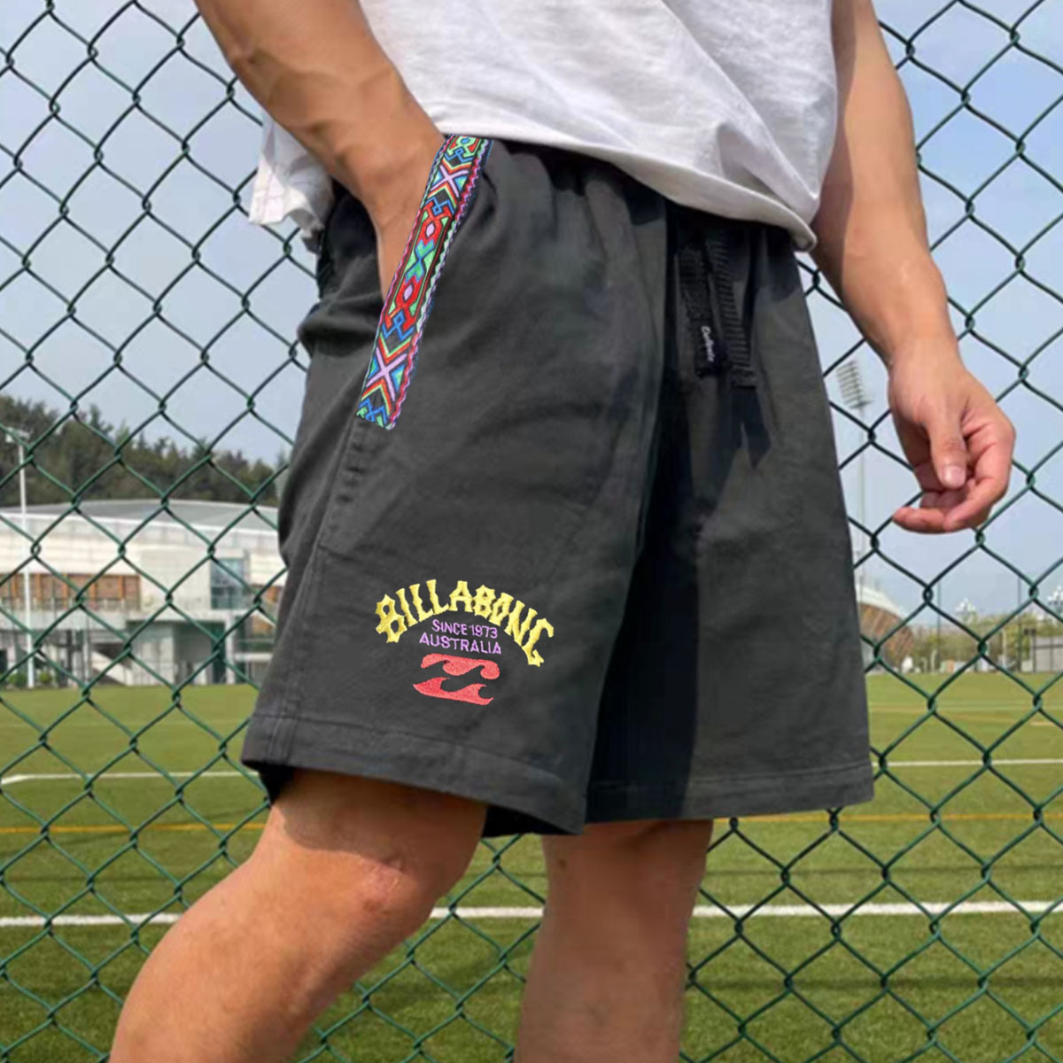 Unisex Vintage Holiday Surf Shorts