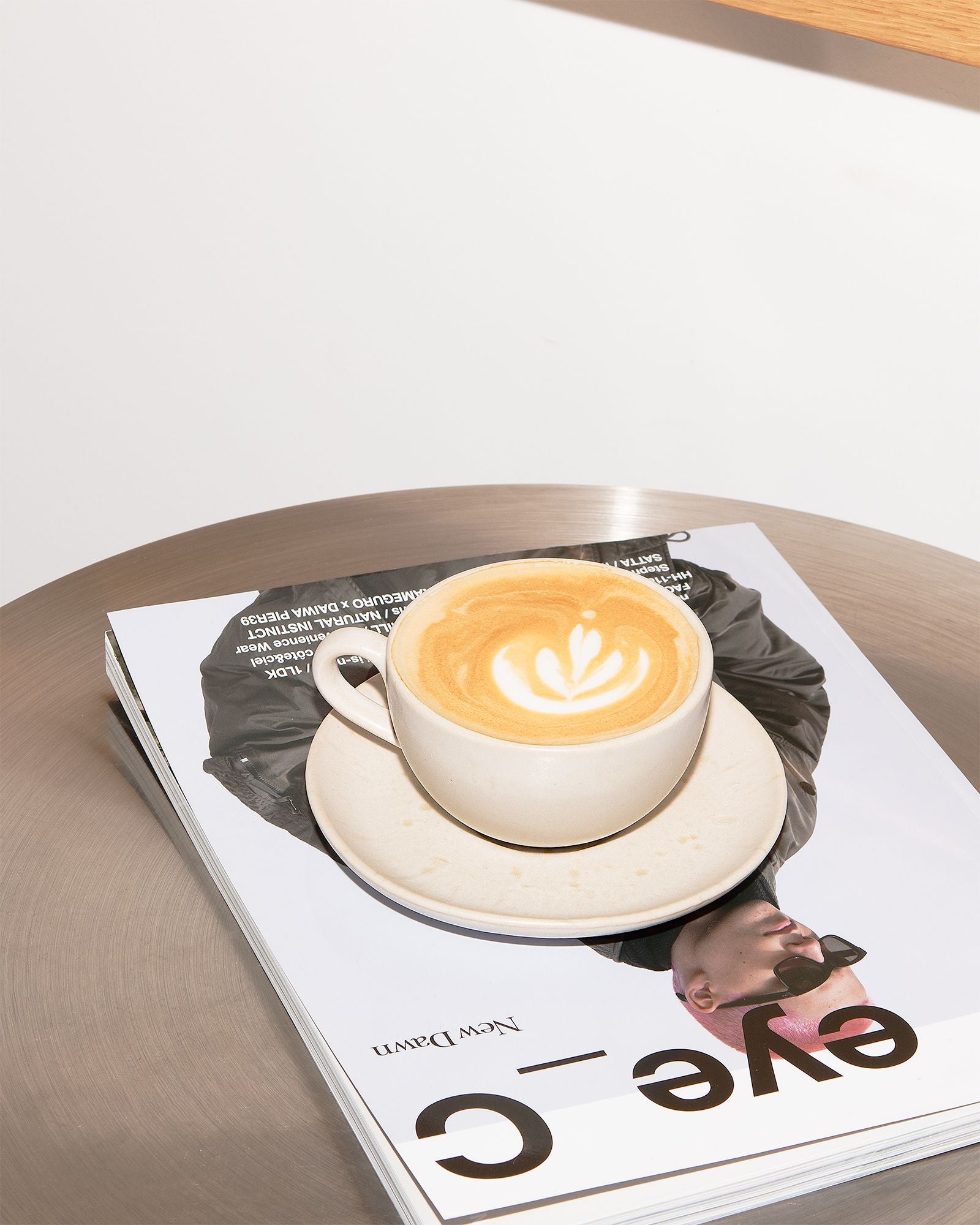 Sintra Cappuccinotasse & Untertasse klein classic sand