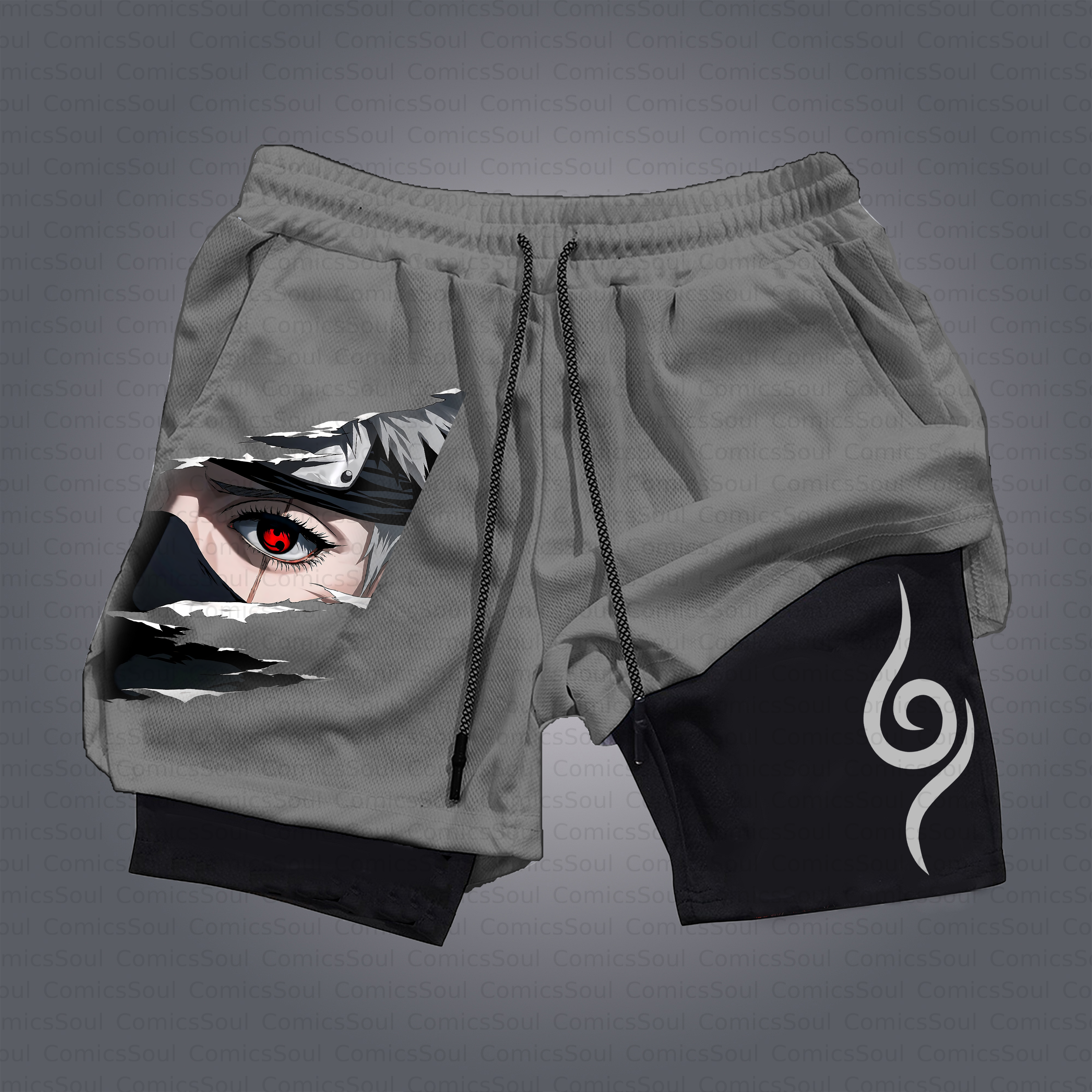 Unisex Casual Anime Style Shorts