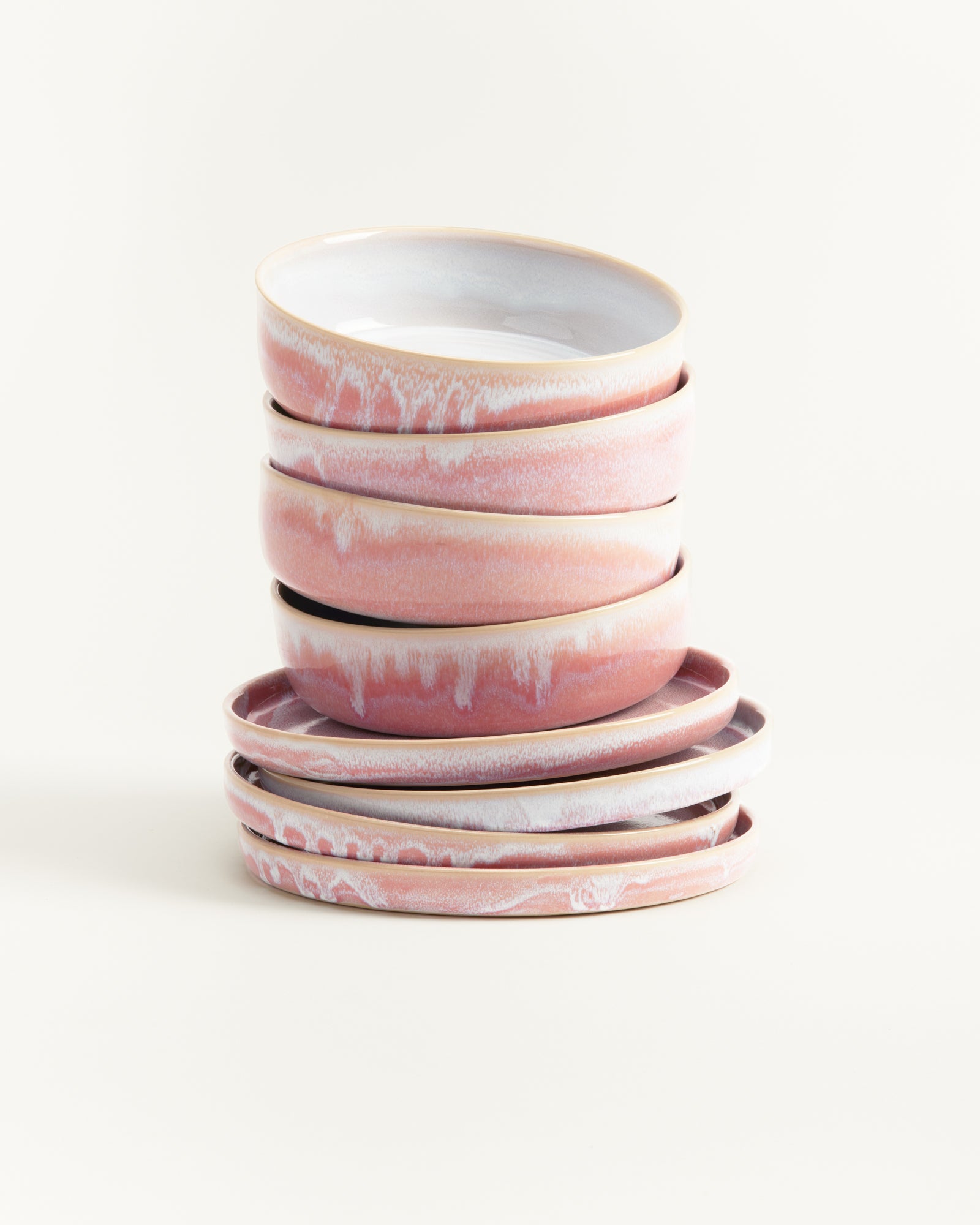 Cordoama Frühstücks-Set modern rosé 8-teilig