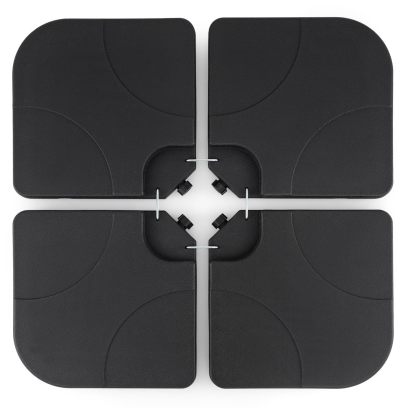 Tangkula 4 Piece 164 Lbs Umbrella Base for Patio