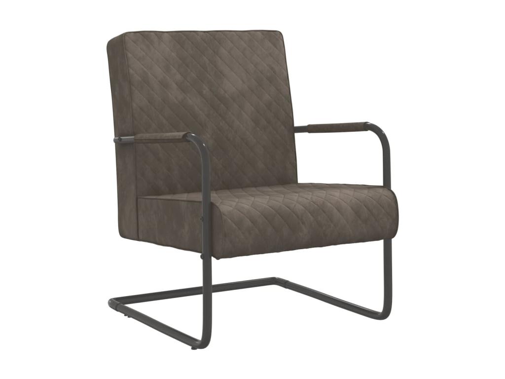 Silla cantilever Joliven gris claro