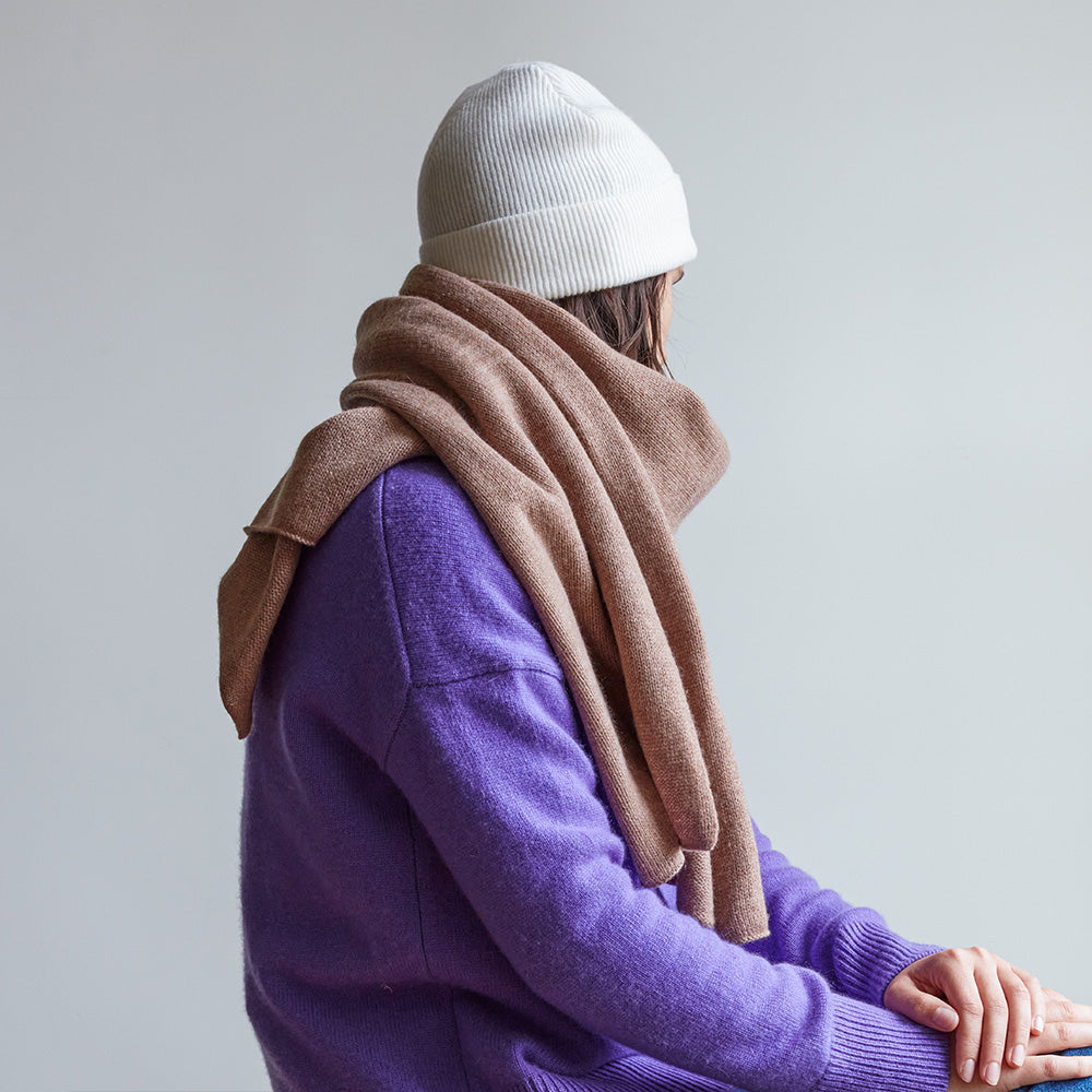 Merci - Bonnet en cachemire - Blanc Cassé