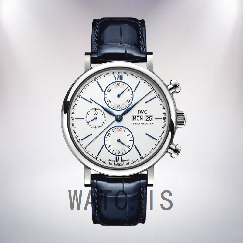 IWC Portofino Chronograph IW391037 Men's 44mm/42mm White Dial