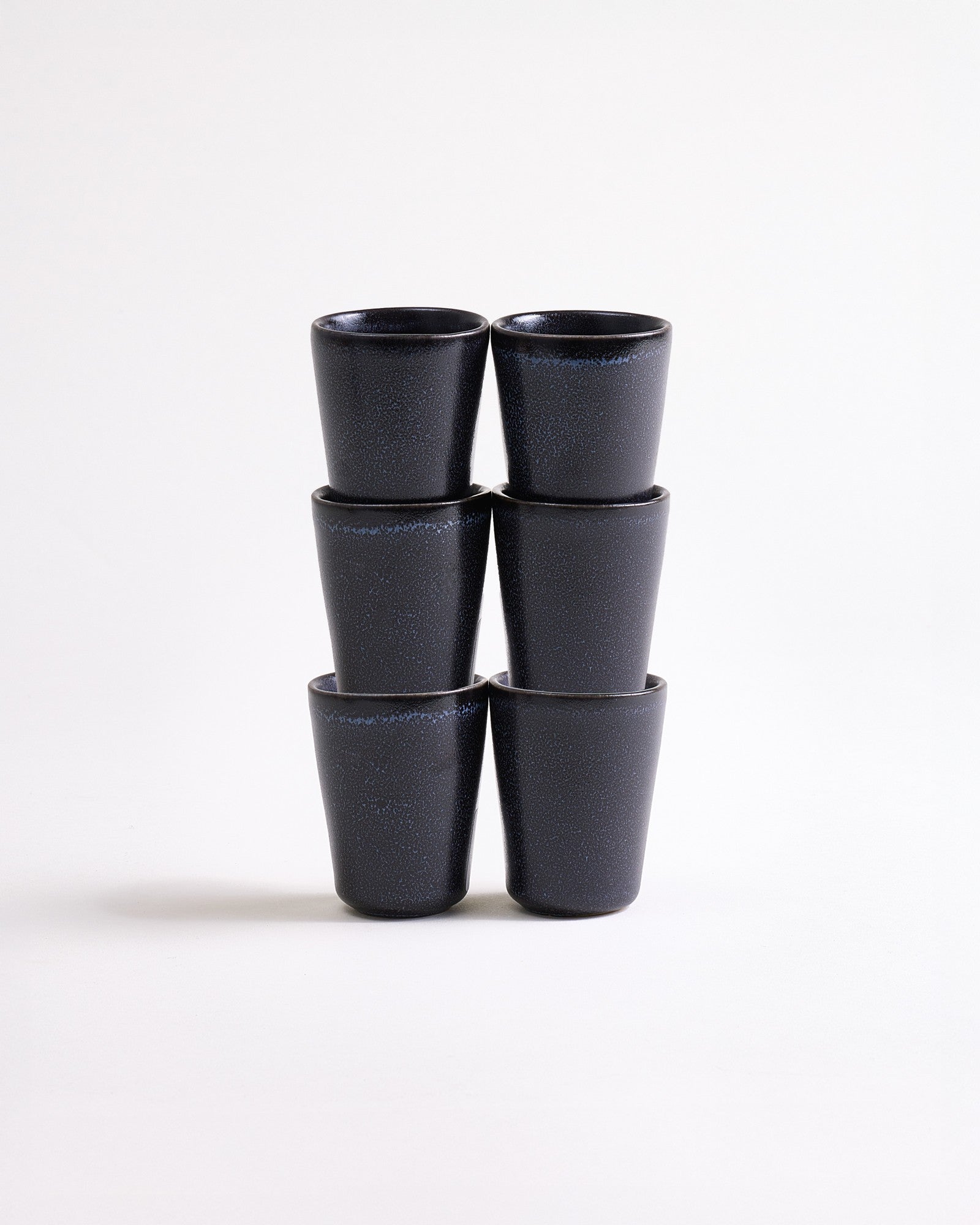 Turmalina Espressobecher schwarz 6er-Set