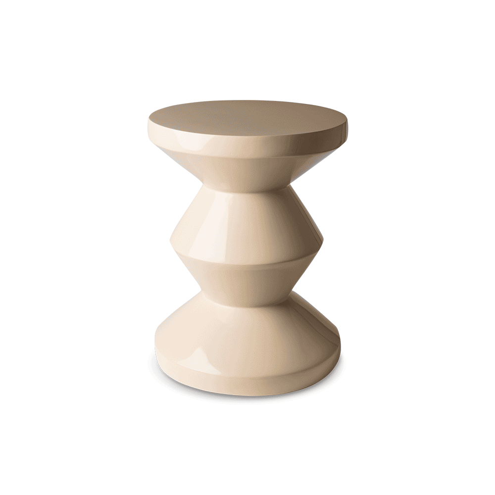 Bout de canapé Zig Zag - Beige
