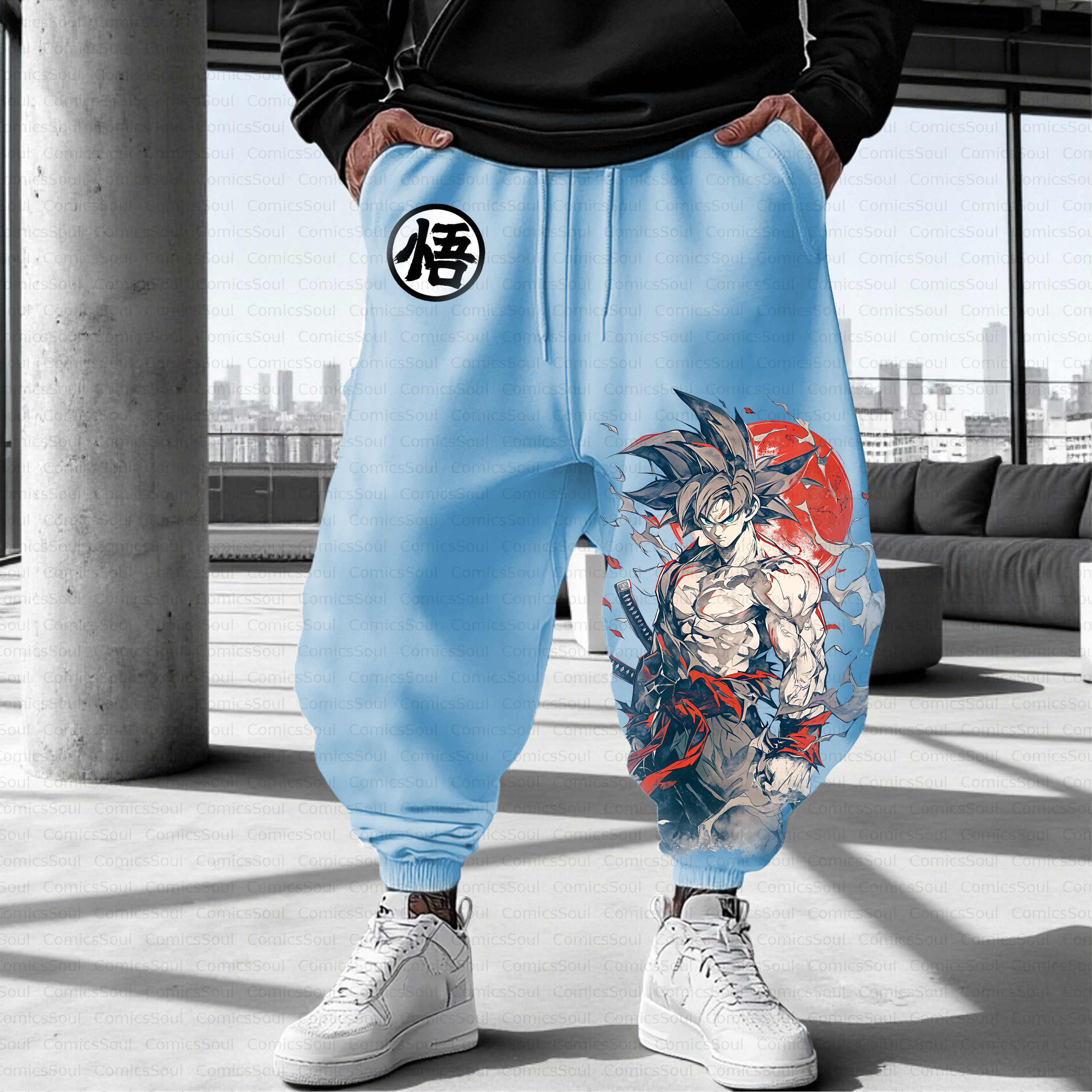 Unisex Casual Anime Streetwear Pant