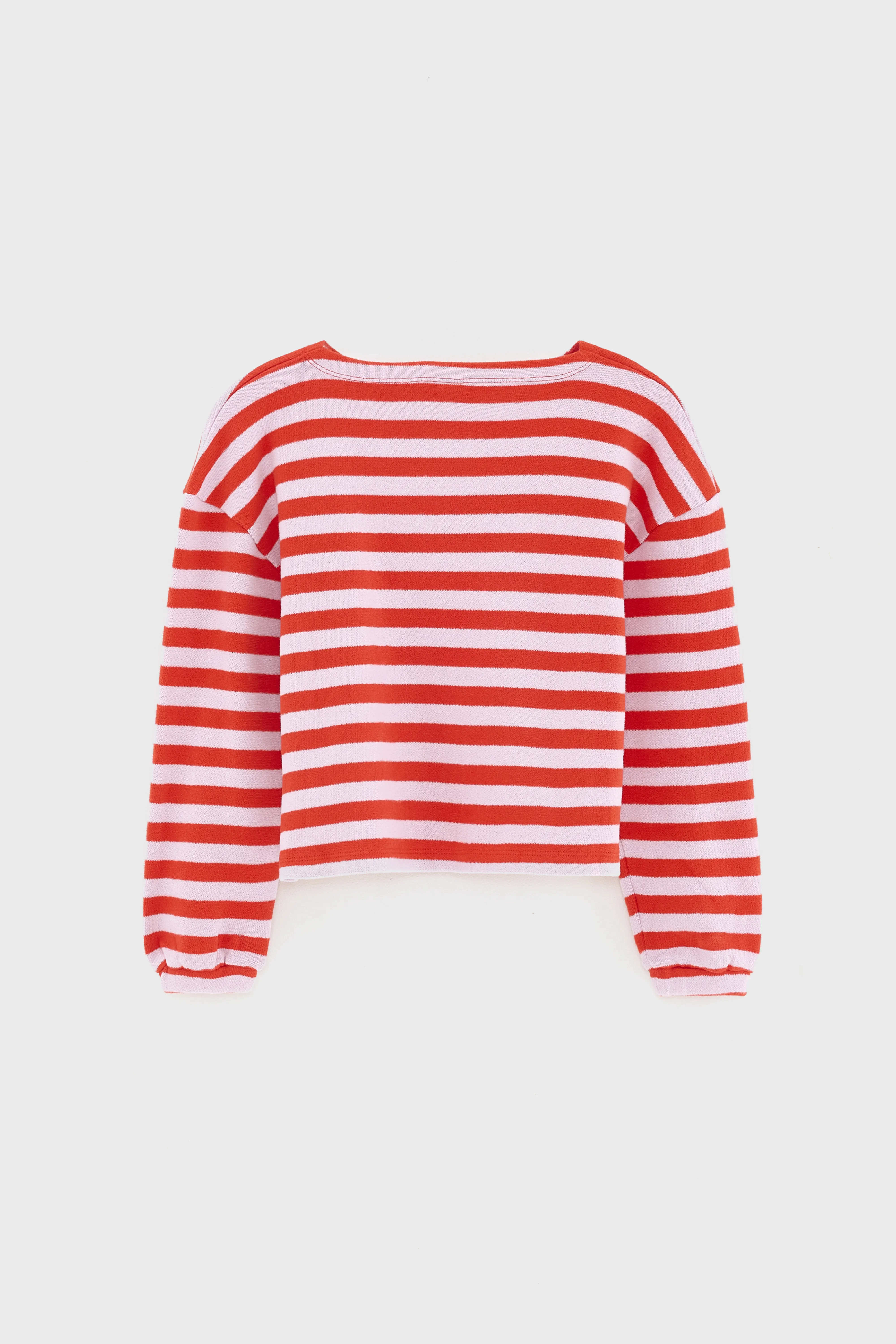 Bellerose Fasov cropped t-shirt (252 / G / STRIPE B)