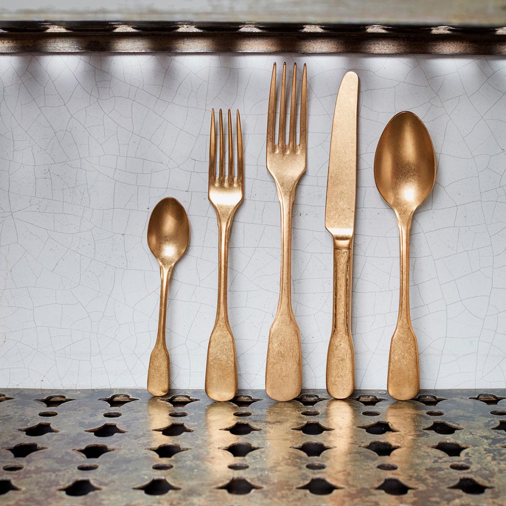Couteau Bricklane - Vintage Gold