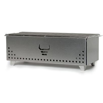 Yak Charcoal Grill, Brushed Steel