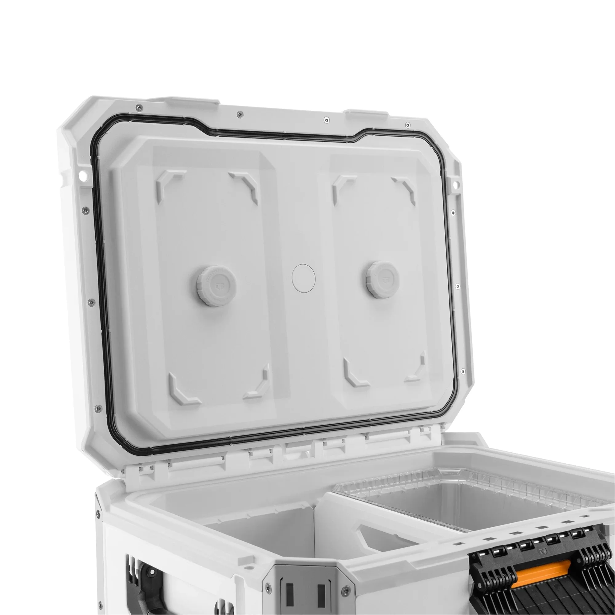 ToughBuilt StackTech Compact Cooler 16 Quart Hard Shell Ice Chest, White - Image 15 ToughBuilt StackTech Compact Cooler 16 Quart Hard Shell Ice Chest, White - Image 15