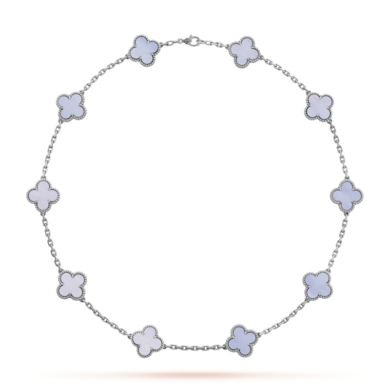 Replicate Vintage Alhambra necklace, 10 motifs(1:1 replica) - Original Replica Club