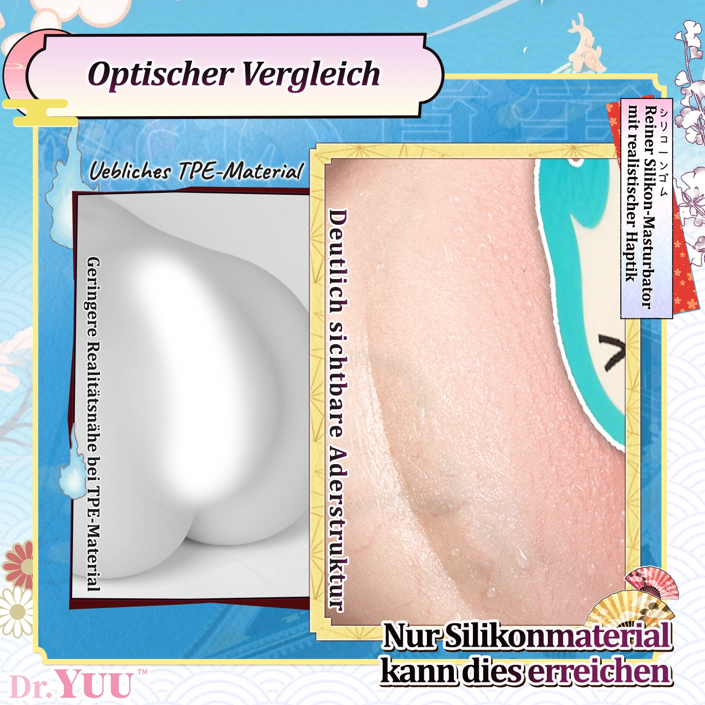 Dr.YUU Oni-kaku Hime Onahole aus 100% Silikon mit realistischer Aderstruktur – Bild 6