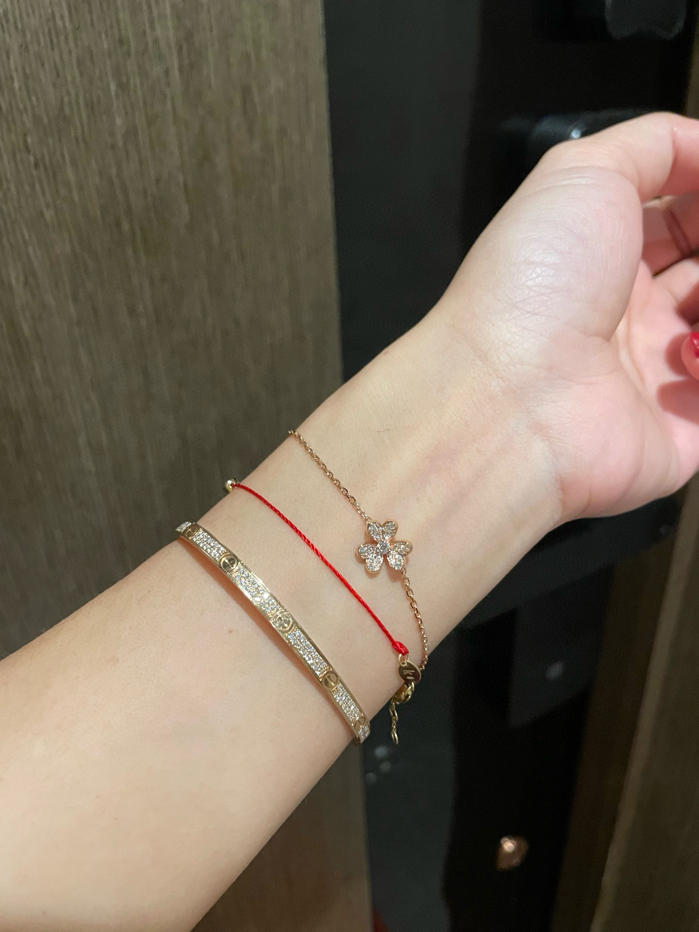 VCA Diamond Pave Frivole Flora Bracelet - Original Replica Club