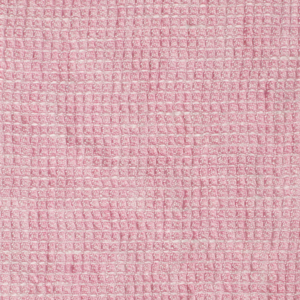 Serviette de bain en lin - Nid d'abeille - Rose Granité