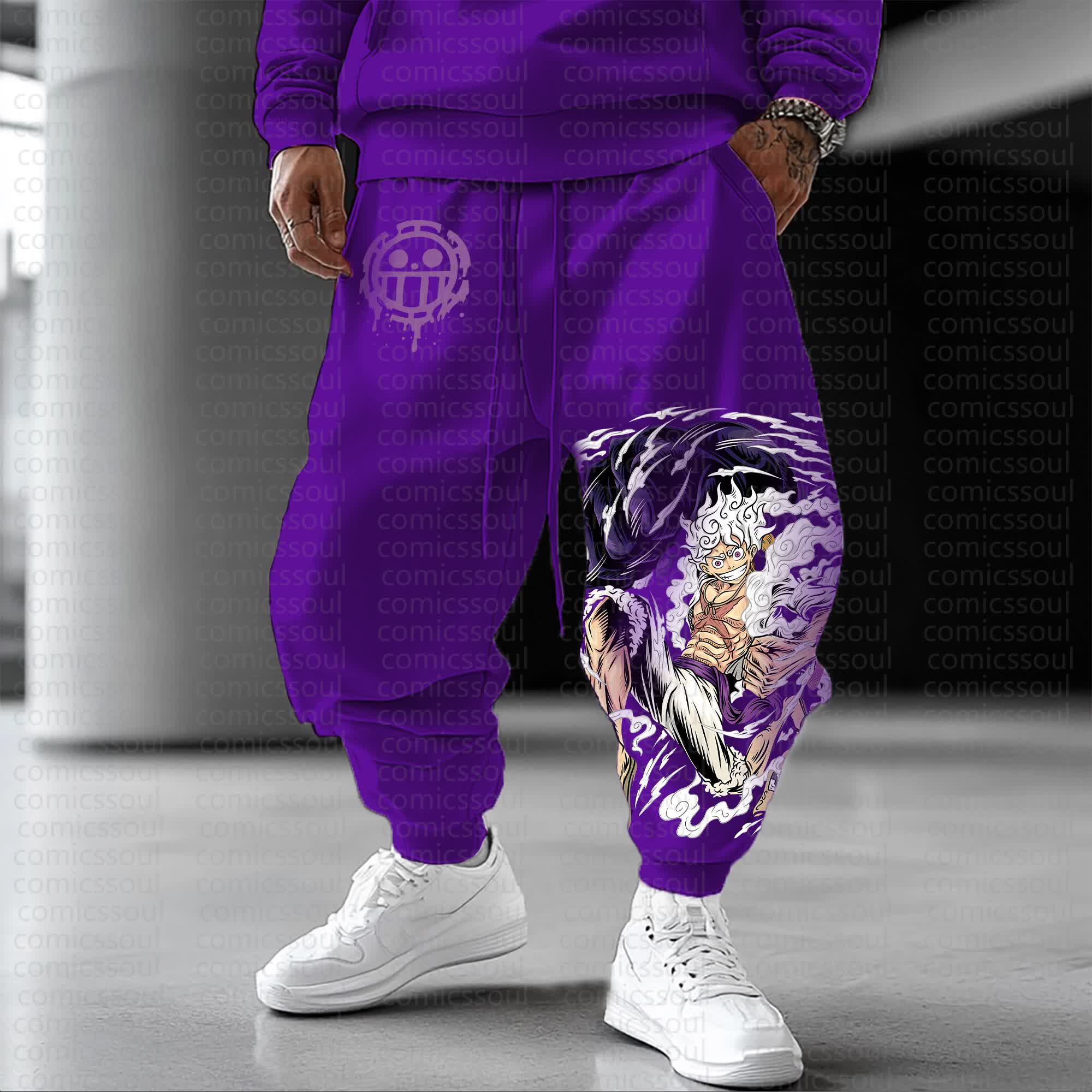 Unisex Anime Inspired Vintage Pants丨Comicssoul