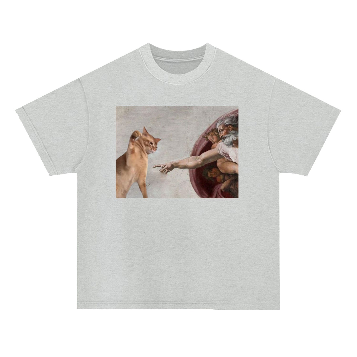CAT - VERSION 'THE CREATION OF ADAM V3 T-SHIRT