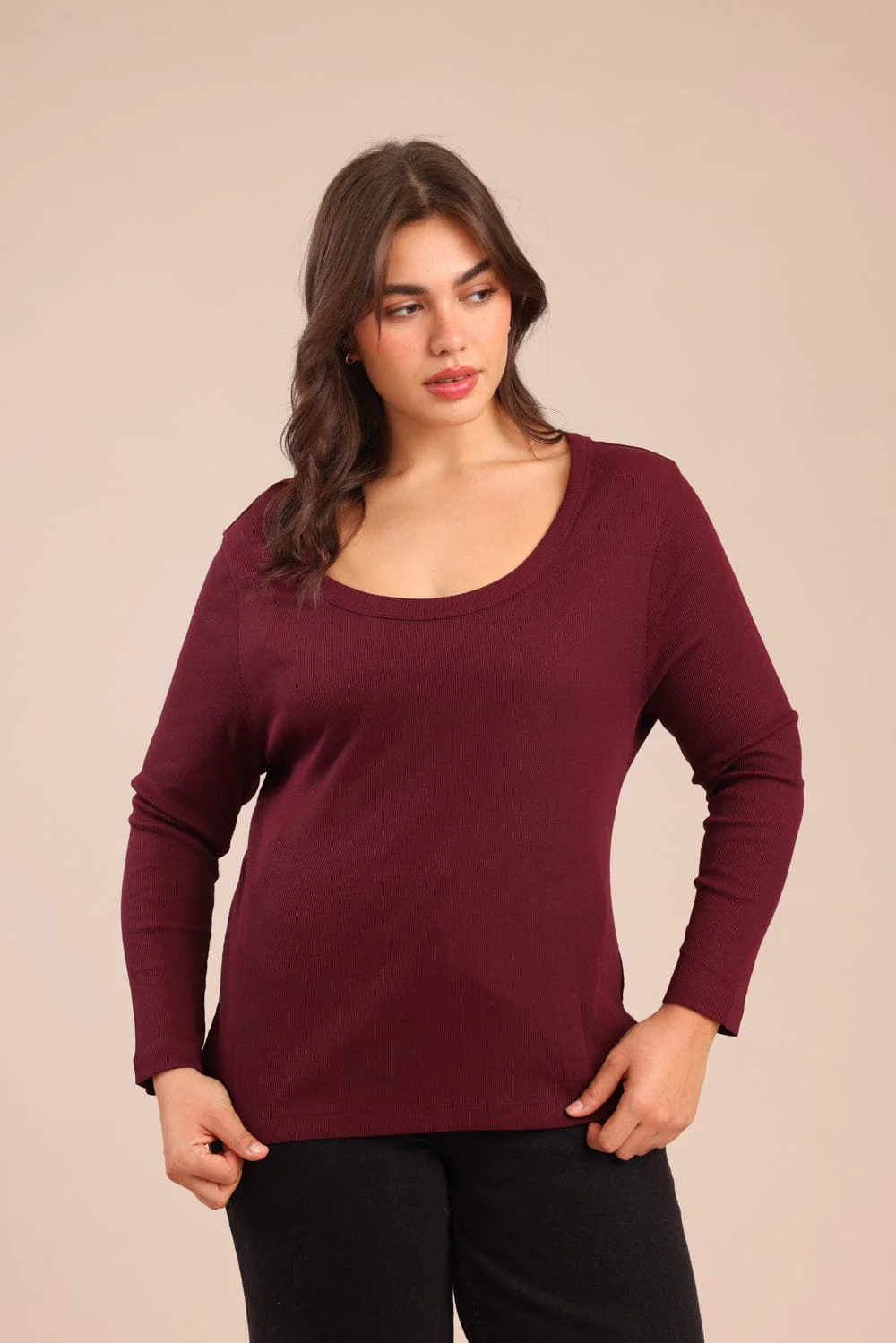 חולצה חלקה| PLUS SIZE