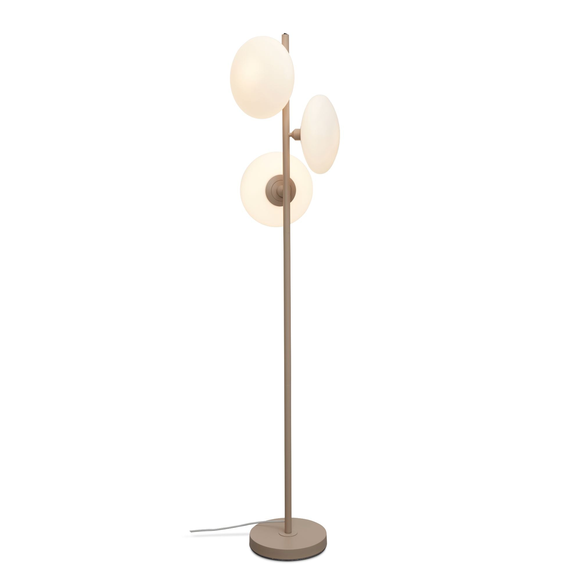 it's about RoMi Vloerlamp Sapporo - Grijs - 32x32x161cm