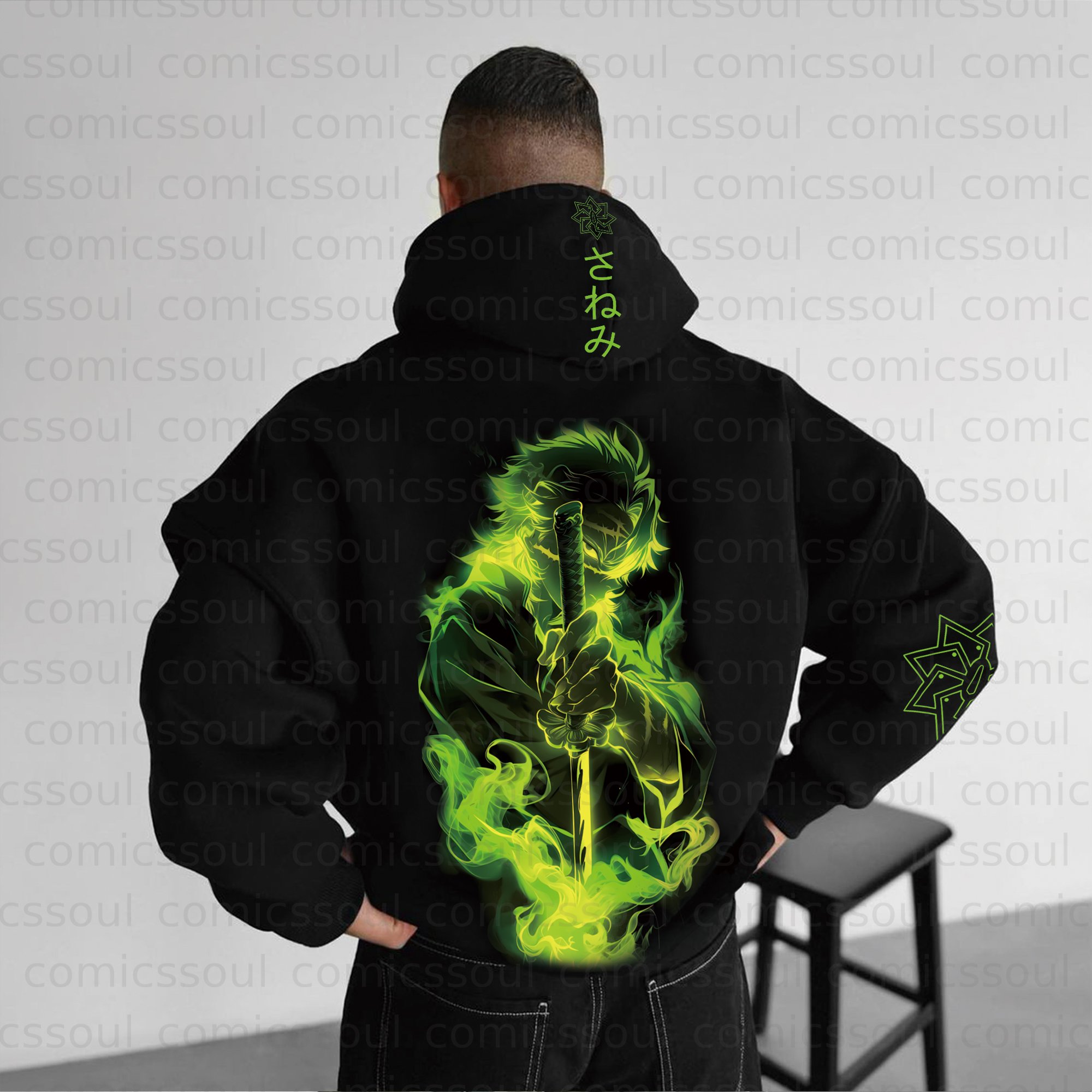 Unisex Anime Graphic Streetwear Vintage Hoodie丨Comicssoul