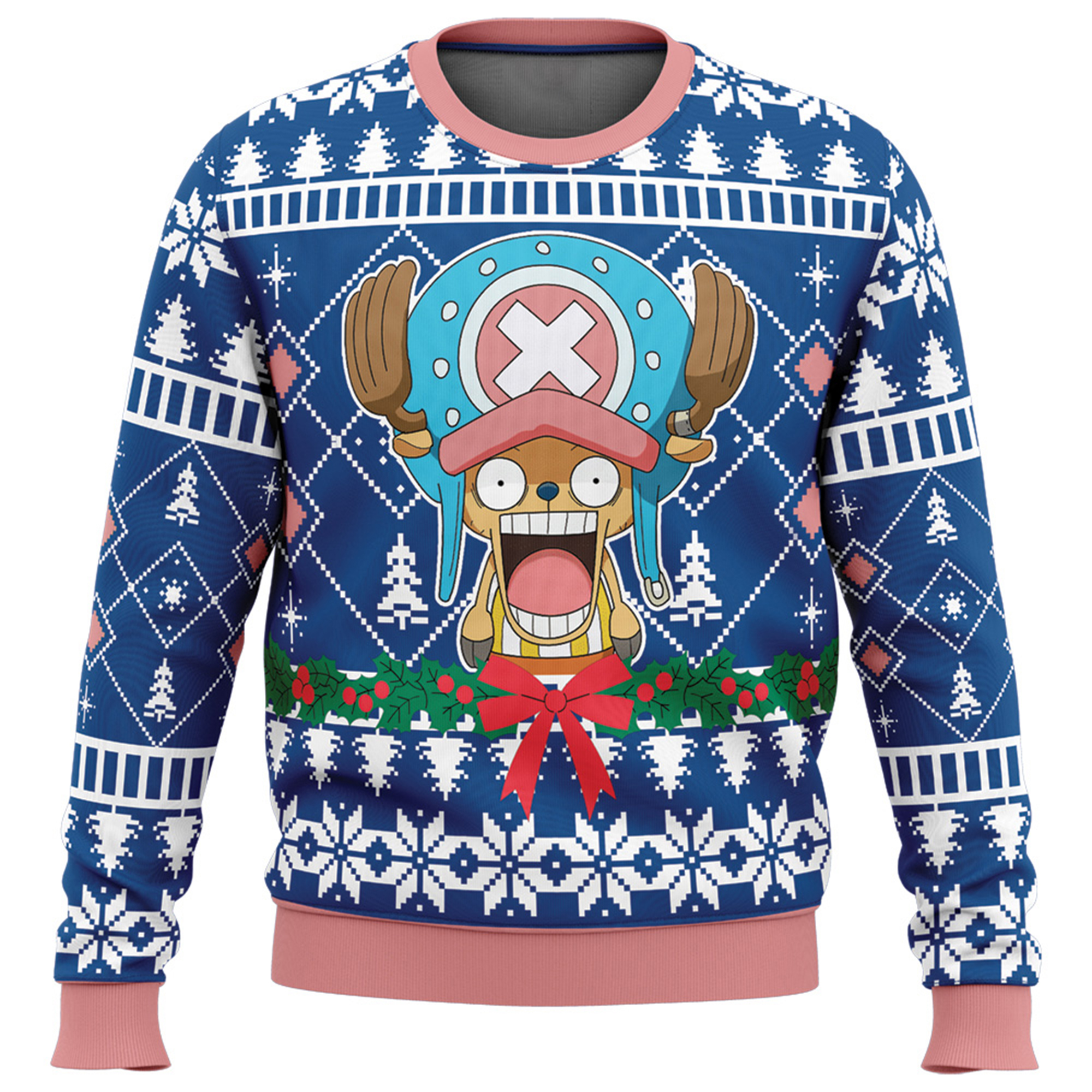 Unisex Anime Ugly Christmas Sweater TeeThreads Sustain the Scene with Custom Apparel