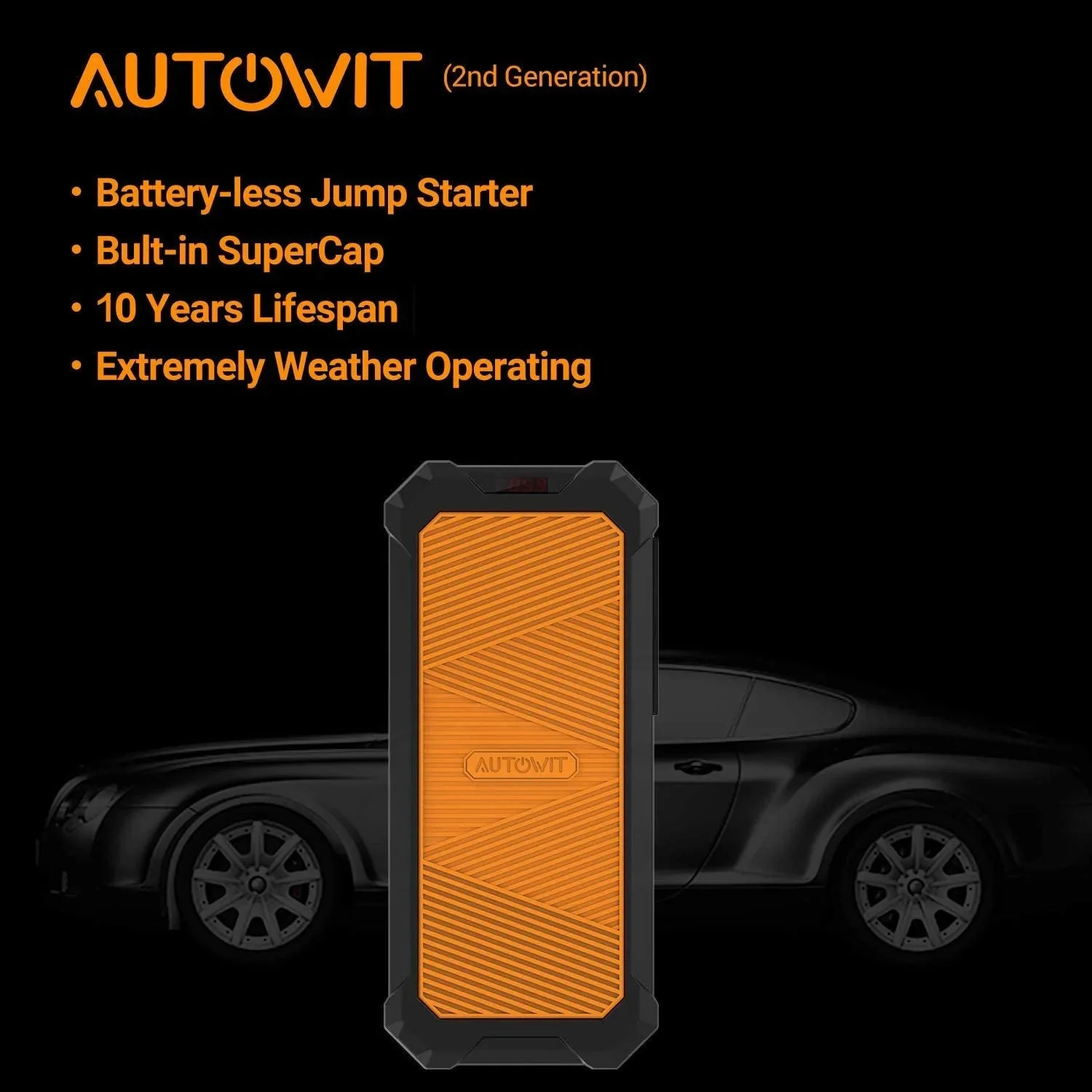 Autowit Battery-Less Portable Car Jump Starter With Carrying Case - SuperCap 2 - Image 4 Autowit Battery-Less Portable Car Jump Starter With Carrying Case - SuperCap 2 - Image 4