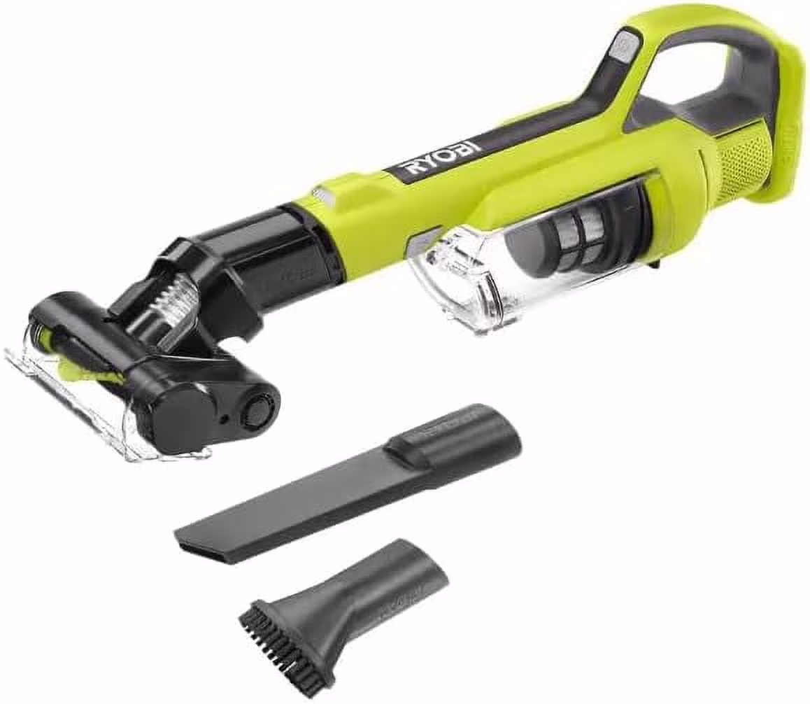 18V Cordless Hand Vacuum with Powered Brush (Tool ) Black Green (PCL700B)(1)