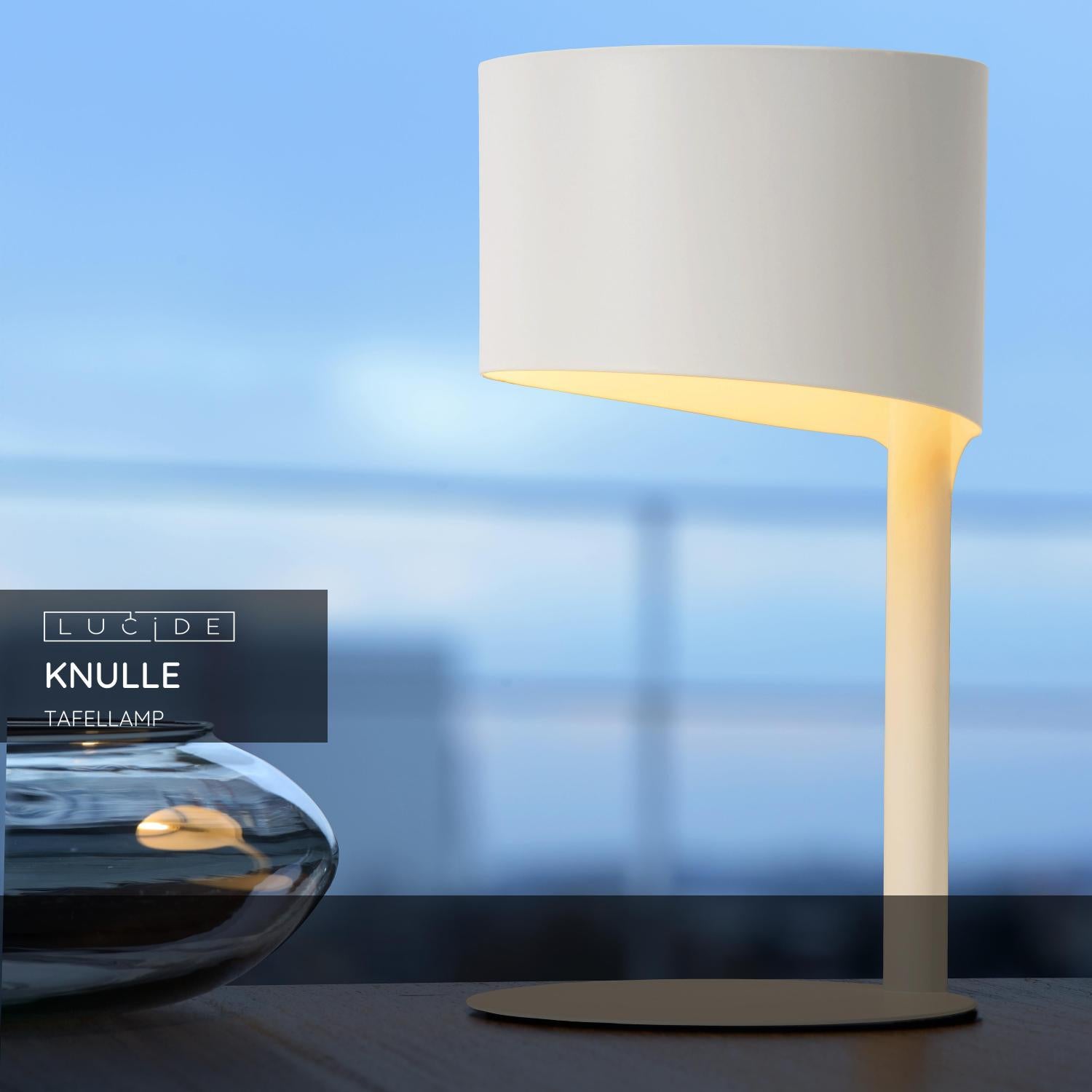 Lucide KNULLE Tafellamp - Wit