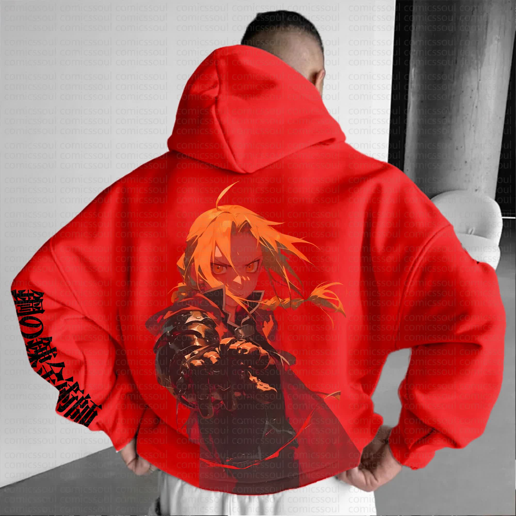 Unisex Anime Graphic Streetwear Vintage Hoodie丨Comicssoul