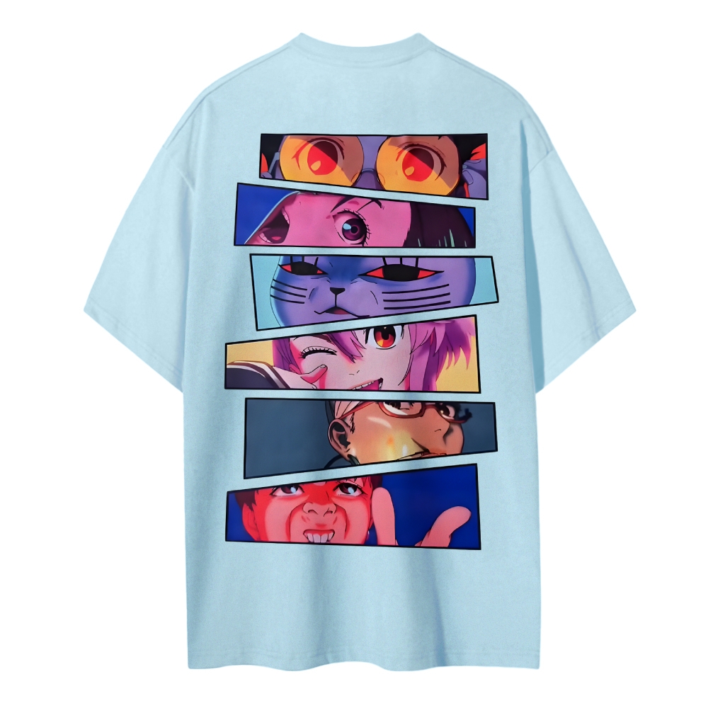 DANDADAN Cotton Unisex Round Neck Anime T-shirt TeeThreads Sustain the Scene with Custom Apparel