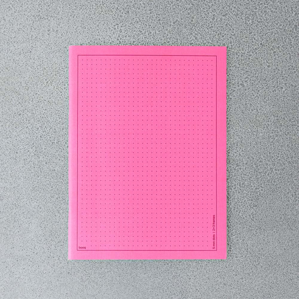 Carnet Booq - Rose & Orange