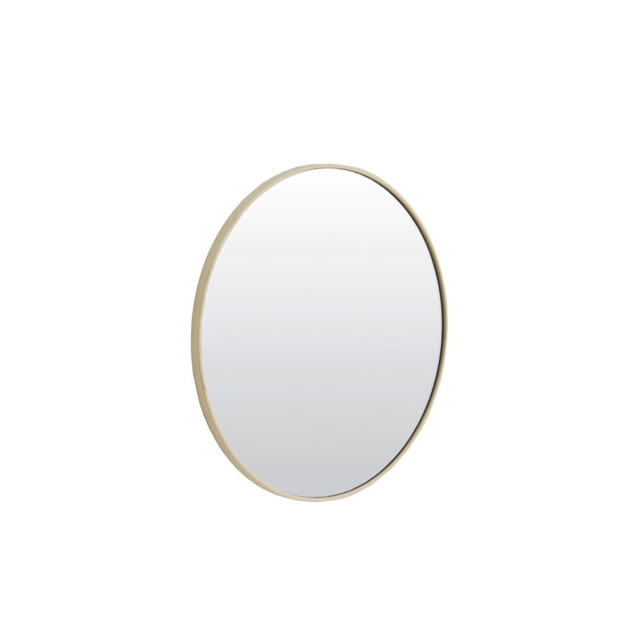 Light & Living - Espejo spiegel rond Ø70 cm - helder glas+crème