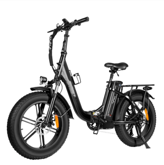 Folding Full Suspension Electric Wide Tire Bike