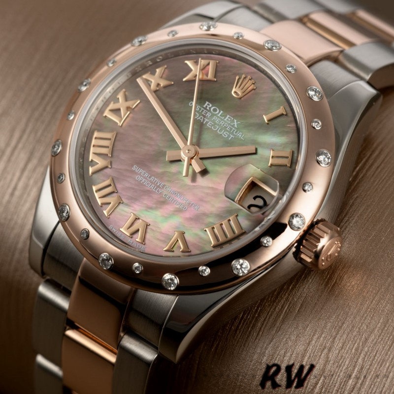 Rolex Datejust 178341 Black Mother of Pearl Dial 31MM Lady Replica Watch