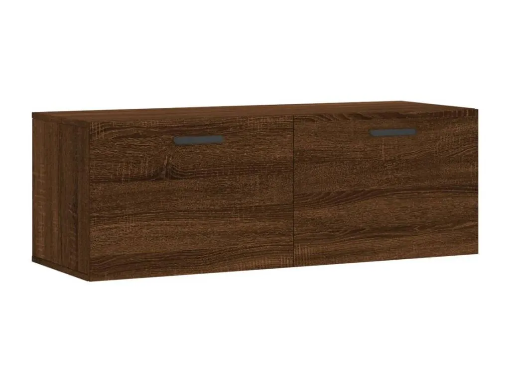 Armario de pared Decoencanto ingeniería marrón Decoencanto 100x36.5x35 cm